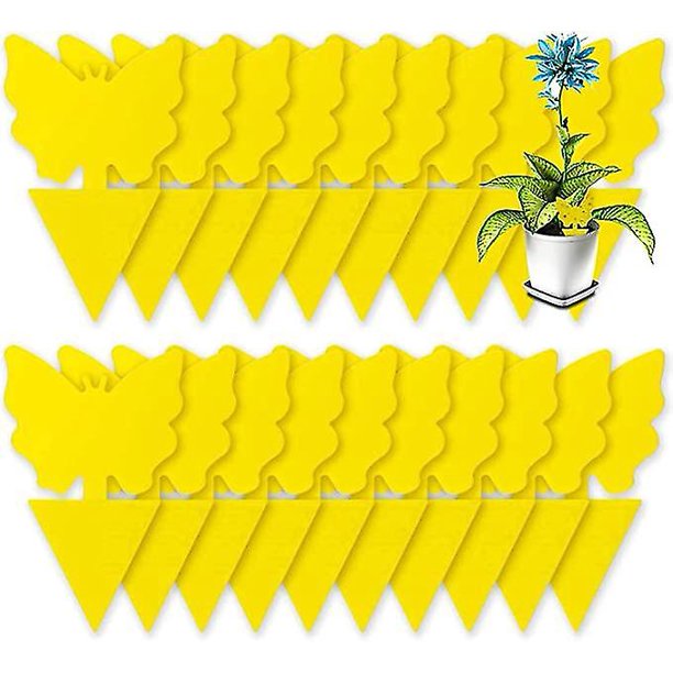 50 uds trampa para moscas enchufable YONGSHENG pegatinas de placas amarillas