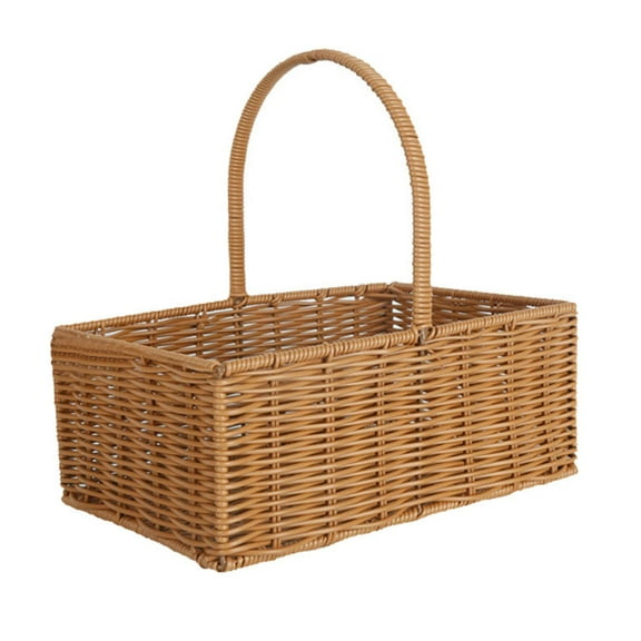 deevoka Storage Basket Decor Multiuse Storage Container Clothing Basket Fruit Basket L