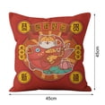 thumbnail image 2 of Almohada decorativa de dibujos animados de tigre para sofá, almohada para sofá para Año Nuevo 2022, 2 of 8