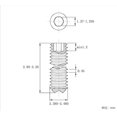 thumbnail image 2 of 50Pcs M2.5 x 3mm Stainless Steel Hex Socket Set Grub Screws Headless Cup Point, 2 of 3
