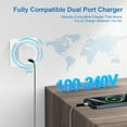 thumbnail image 3 of USB C Block, FiveBox 20W PD USB C Charger Block, 3 Pack Type C Charger Fast Charging USB C Wall Charger Plug Power Adapter USB C Brick Cube Box Charging Station Compatible for iPhone, Android, Mixed, 3 of 7