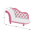 thumbnail image 2 of Olivia's Little World - Princess of Hearts 18 inch Doll Sofa, 2 of 4