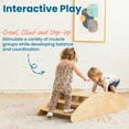 thumbnail image 4 of ECR4Kids Wooden Rocking Boat and Steps Play Center, Montessori Furniture, Natural, 4 of 10