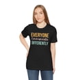 thumbnail image 6 of Everyone Communicates Differently cute speech pathologist Leisure T-shirt, 6 of 8