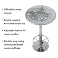 thumbnail image 3 of United States Army This We'll Defend Bar Table with Adjustable Footrest and Acrylic Top, 3 of 5