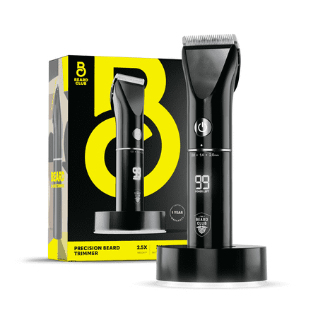 The Beard Club Beard Trimmer for Men Electric Cordless Rechargeable Professional Barber Trimmer, 8oz
