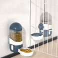thumbnail image 2 of Pet hanging water feeder cat and dog hanging cage automatic food and water feeding artifact pet supplies (blue water feeding), 2 of 7