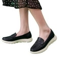 thumbnail image 5 of IUJSOY Loafers for Women Lightweight Walking Shoes Arch Support Soft Sole Work Dress Shoes, 5 of 9