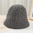 thumbnail image 6 of CoCopeaunts Fisherman Hat Autumn Winter Slouchy Knitting Beanies Hat Stretch Casual Knitting Thickened Warm Cap for Men Women, 6 of 8