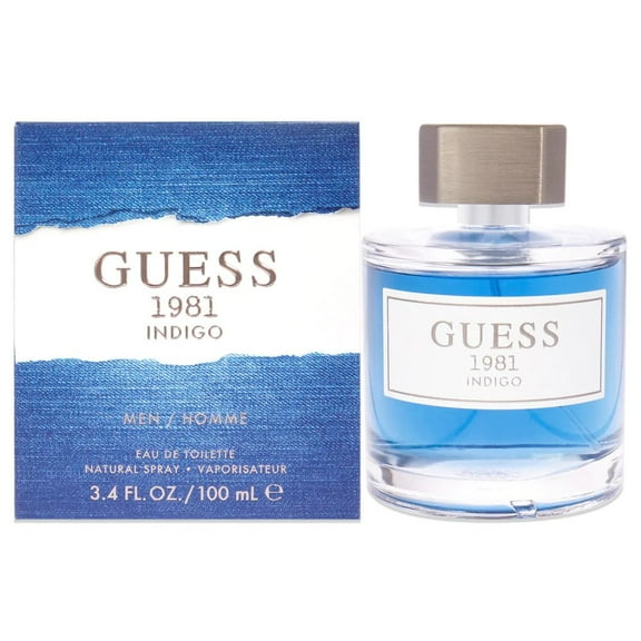 Guess 1981 Indigo Men/Homme Eau de Toilette 3.4 fl oz *EN