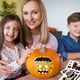 thumbnail image 3 of Mini pegatinas decorativas de calabaza de Halloween, 36 hojas, pegatinas de cara de calabaza de Halloween, recuerdos de fiesta para niños pequeños, pegatinas de dulces de Halloween, paquete de 30, 3 of 5