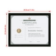 thumbnail image 6 of Scholartree 7 PACK 8.5x11 Picture Frame, Award Certificate Diploma Document Bulk 8.5 by 11 College Frames, Wall or Tabletop, Black, 6 of 13