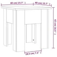 thumbnail image 4 of vidaXL Table Basse Noire 40x40x42 cm Bois d'Ingénierie, 4 of 4