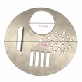 thumbnail image 4 of 20PCS Outils d'Apiculture Ruche Évent Nid Porte Cage en Acier Inoxydable Trou de Ruche Ronde Entrée Disque Ruches Équipement, 4 of 6