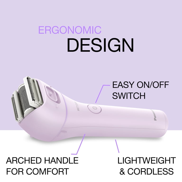 Panasonic ES-WWL6A 3-Blade Wet/Dry Electric Shaver for Women with