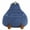 Dark Blue, variant on CONCETTA 24in Bean Bag Chair, Soft Faux Rabbit Fur Fabric, Cute Eggplant Lazy Chair for Kids, Living Rooms, Blue
