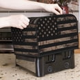 thumbnail image 7 of Haiem American Flag with Desert Camouflage Print Toaster Covers 4 Slice Wide Slot,Bread Dust Cover & Fingerprint Protection,Bread Machine Cover,Appliance Covers, 7 of 7