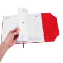 STRANDCHIC Red Weekly Planner Undated for Office Use with Ink Resistant Pages, and Organizer