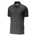 thumbnail image 5 of Yellow Rooster Mens Ombre Heather Polo Grey/ Black 4XL, 5 of 8