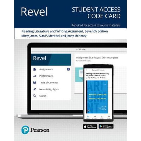 Pre-Owned Revel for Reading Literature and Writing Argument -- Access Card (Misc.) 0135164753 9780135164754
