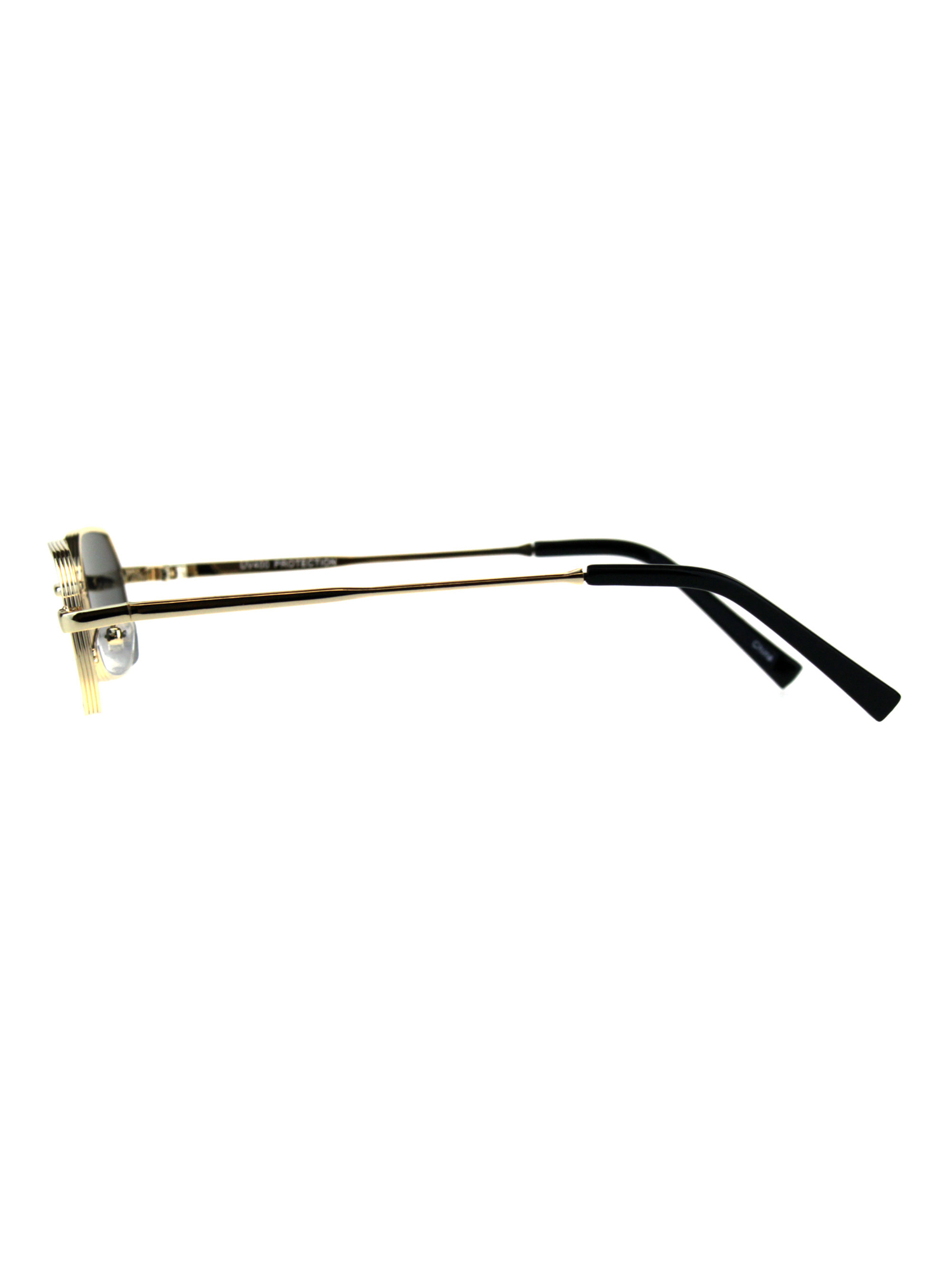 ?New Black / Gold Retro Hippie Rectangle 70s 80s Small Narrow Sunglasses $_57.JPG?set_id=8800005007 main image 4