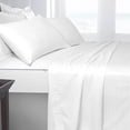 thumbnail image 3 of DNG Creations 5 Piece Zipper Sheet Set - Include (1 Elastic Fitted Sheet, 1 Base Sheet has Zipper, 1 Flat Sheet And 2 Pillowcase) 15 Inch Deep Pocket ( Stripe White - California King ), 3 of 7
