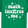 thumbnail image 3 of Instant Message - Math Inspires Me - Toddler And Youth Short Sleeve Graphic T-Shirt, 3 of 6
