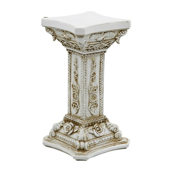 Roman Column Sculpture Garden Ornament Featuring a Vintage Design for Patio Yard Event Displays Home Decor