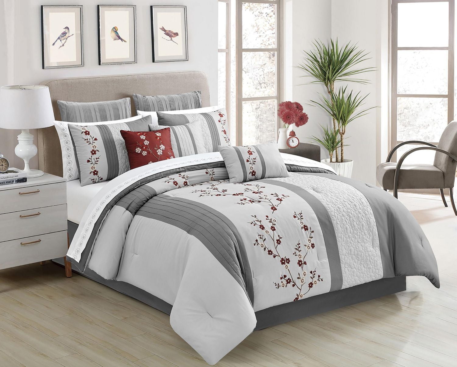 Safdie & Co. Comforter Set 7PC - Chantal Queen