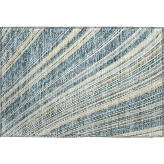 Dalyn Rugs Premium Machine Washable Mayfield AMF981 Sky 1'8" x 2'6" Rug