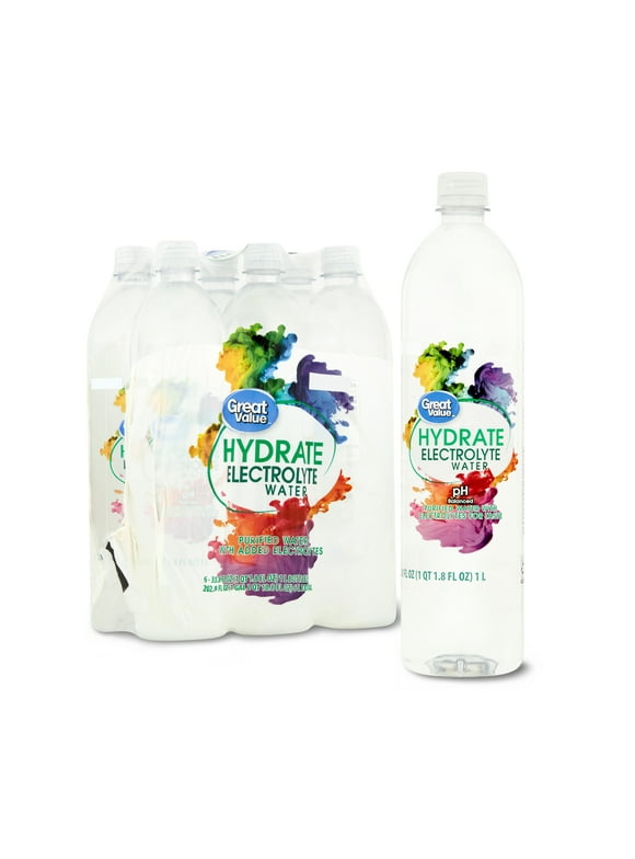 Great Value Sparkling Water in Water