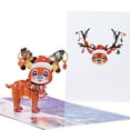 thumbnail image 1 of Tarjeta emergente de Feliz Navidad hecha a mano, tarjetas de felicitación emergentes 3D hechas a mano para Navidad, tarjetas de Navidad emergentes Zhivalor CPB-CJZ646-4, 1 of 6