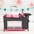 thumbnail image 4 of Baby Dolls Multi Bed,  Black, Pink, Hearts, 4 of 6