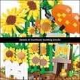 thumbnail image 4 of Remocguys Flowers Building Set Sunflower with Cover for Adults Not Compatible with Lego 558Pcs, 4 of 6