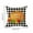 D.D, variant on 18x18 Inch Thanksgiving Pillow Cover - Plaid Pumpkin Velvet Sham for Sofa/Car/Bed, Hidden Zipper Closure (Insert Not Included) D