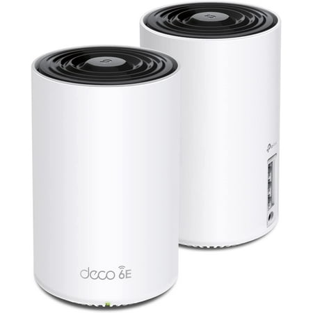 Restored TPLink Deco AXE5400 TriBand WiFi 6E Mesh System (Deco XE75) Covers up to 5500 SQ Ft Replaces WiFi Router and Extender AIDriven Mesh New 6GHz Band 2Pack (Refurbished)