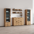 thumbnail image 3 of Soho 3 Modern Wall Unit Entertainment Center with 16 Color LED Lights, 3 of 5
