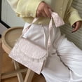 thumbnail image 5 of Bolso de mensajero para mujer, bolso de hombro, bolso de encaje, bolso retro con lazo, 5 of 5