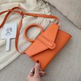 thumbnail image 4 of Bolso de mujer 2023, Bolso de mensajero, Bolso de mano de Color caramelo a la moda (naranja), 4 of 8