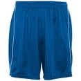 thumbnail image 3 of Augusta Sportswear Youth Wicking Soccer Shorts with Piping S Royal/ White, 3 of 5