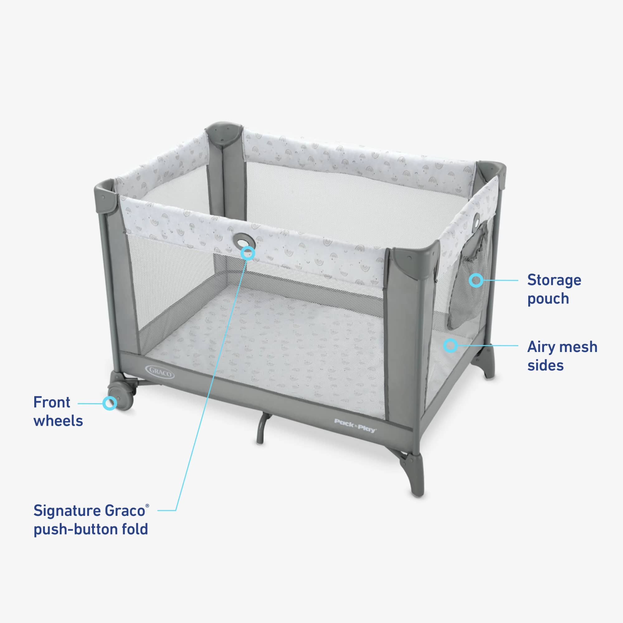 Graco Pack 'n Play Portable Infant Playard, Carnival photo 6