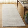thumbnail image 2 of SAFAVIEH Revive Russell Geometric Polyester Runner Rug, Ivory/Gray, 2'3" x 8', 2 of 7