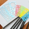 thumbnail image 4 of Drawing Stencils Multi-Functional Geometric Ruler for Students 1Set, 4 of 4