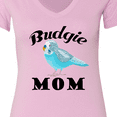 thumbnail image 4 of Inktastic Budgie Mom Parakeet Budgerigar Bird Women's V-Neck T-Shirt, 4 of 5