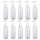thumbnail image 2 of GOOHOCHY 10 botellas vacías de plástico de 100 ml, botellas vacías con bomba de champú, dispensador de loción para viajes, acampar al aire libre, viajes de negocios (transparente), 2 of 7