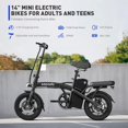 Folding Electric Bike for Adults,750W Peak Motor,20mph Speed,36V