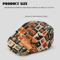 thumbnail image 4 of CHAQLIN Halloween Flat Newsboy Cap Featuring Pumpkins Skulls, Wrinkle Resistant Polyester Lightweight Cap for Summer Driving and Casual Daily Wear, 4 of 4