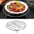 thumbnail image 2 of Soporte de Metal para parrilla, estante para freidora de aire de calidad alimentaria, acero inoxidable de doble capa, 3 uds., 2 of 5