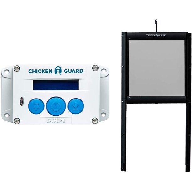 ChickenGuard Extreme Automatic Chicken Coop Door Opener, Timer/Light