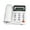 White, variant on PatungKu Landline Telephone Corded Desktop Large Button Phone for Seniors Call Display